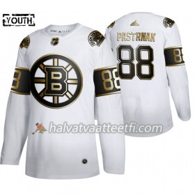 Lasten NHL Boston Bruins Pelipaita David Pastrnak 88 Adidas 2019-20 Golden Edition Valkoinen Authentic